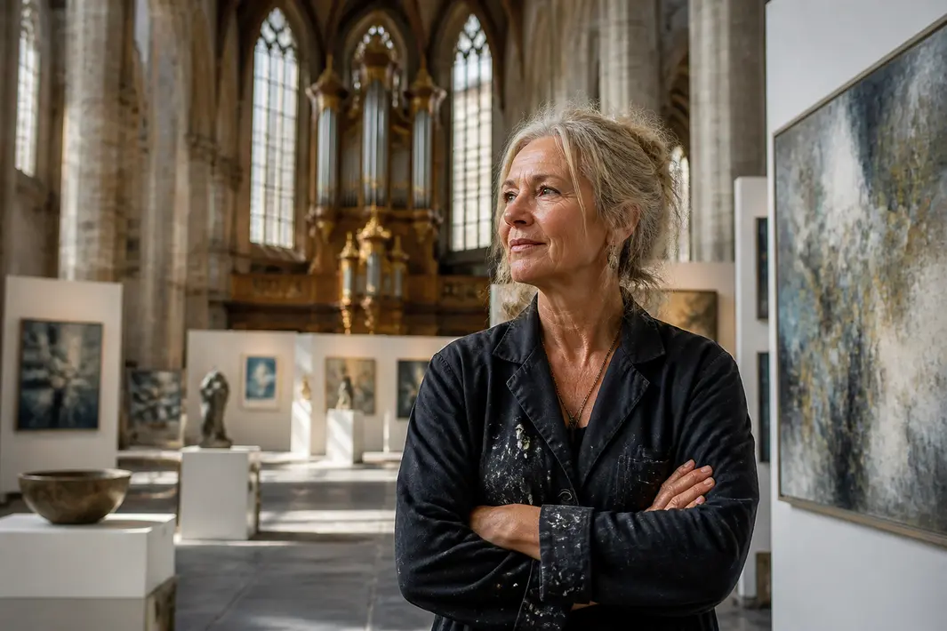 Sneker kunstenares krijgt verrassende overzichtstentoonstelling in Martinikerk