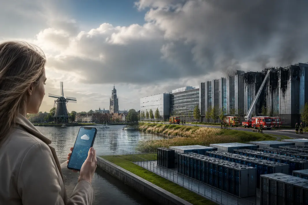 Snel handelen na brand bij datacenter in Almere met nieuwe app vanuit Sneek