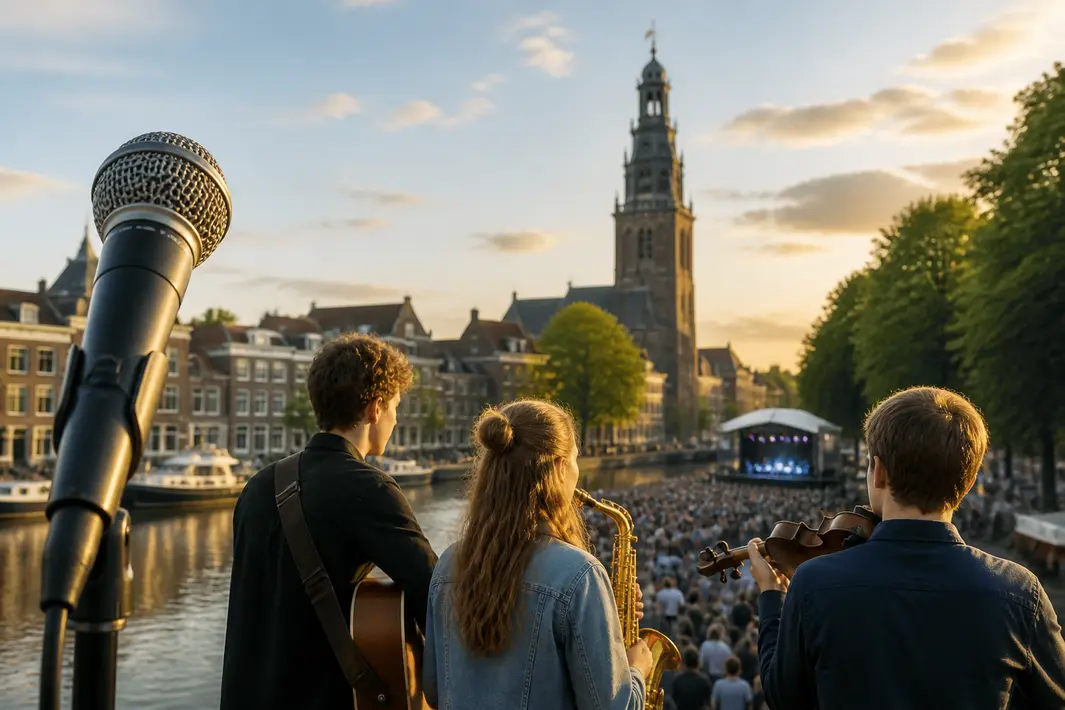 Speciale talenten van Sneek openen Bevrijdingsfestival in Leeuwarden