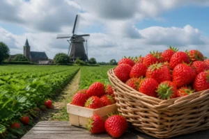 Steeds meer Nederlanders kiezen voor verse aardbeien uit Berltsum