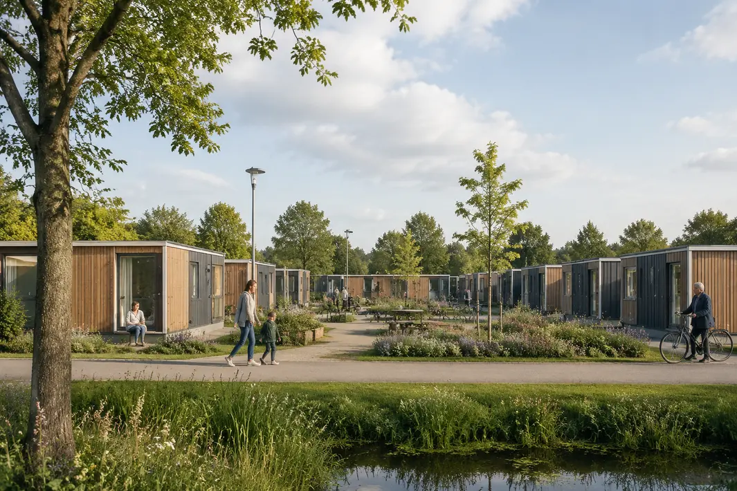 Tachtig tijdelijke woningen gepland voor diverse doelgroepen in Oosterwolde