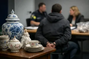 Verdachte ontkent betrokkenheid bij diefstal waardevol porselein in Leeuwarden
