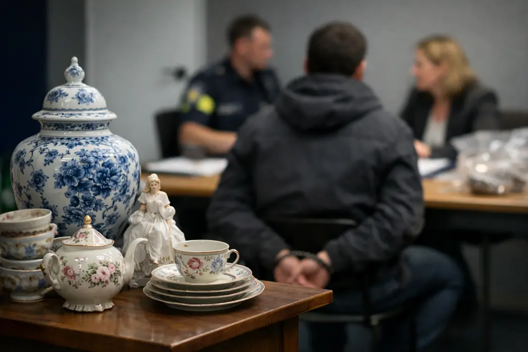 Verdachte ontkent betrokkenheid bij diefstal waardevol porselein in Leeuwarden