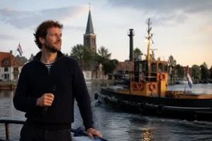 Zanger en sleepbootschipper combineert passie in Woudsend