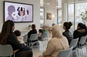 Animaties in wachtruimtes zetten stappen tegen genitale verminking en eergerelateerd geweld