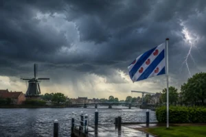 Code geel voor onweersbuien in Friesland, avondvierdaagse Heerenveen afgelast
