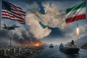 Escalatie tussen VS en Iran met explosies nabij Teheran en afsluiting Straat van Hormuz