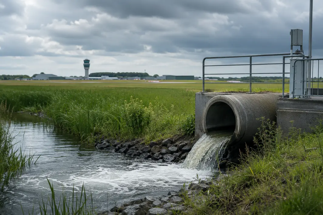 Gecontroleerde lozing van PFAS-verontreinigd grondwater bij Vliegbasis Leeuwarden
