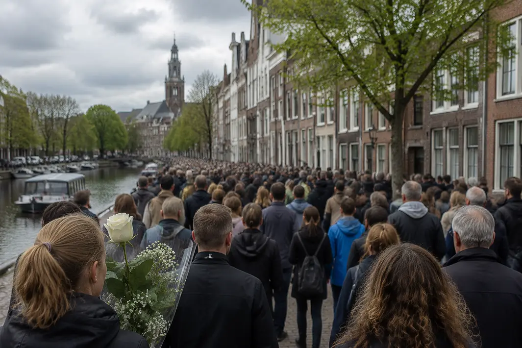 Herdenkingstocht voor Tom Bruning in Leeuwarden trekt onverwacht veel deelnemers