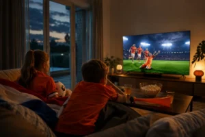 Kinderen mogen best opblijven voor belangrijke voetbalwedstrijden