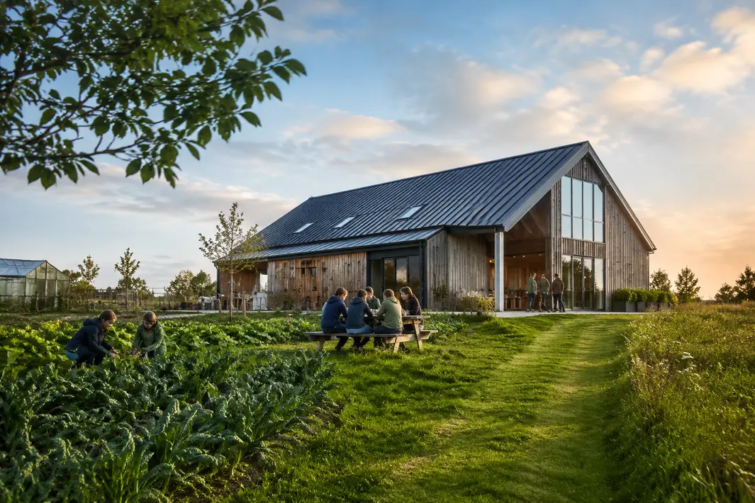 Nieuwe groepsaccommodatie en educatiecentrum geopend op biologische boerderij in Wijnaldum