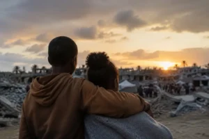 Solidariteit en verlies: een indringend beeld uit een ander werelddeel
