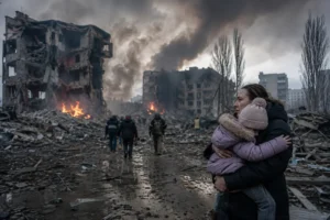 Zware aanvallen in Oekraïne veroorzaken slachtoffers en chaos