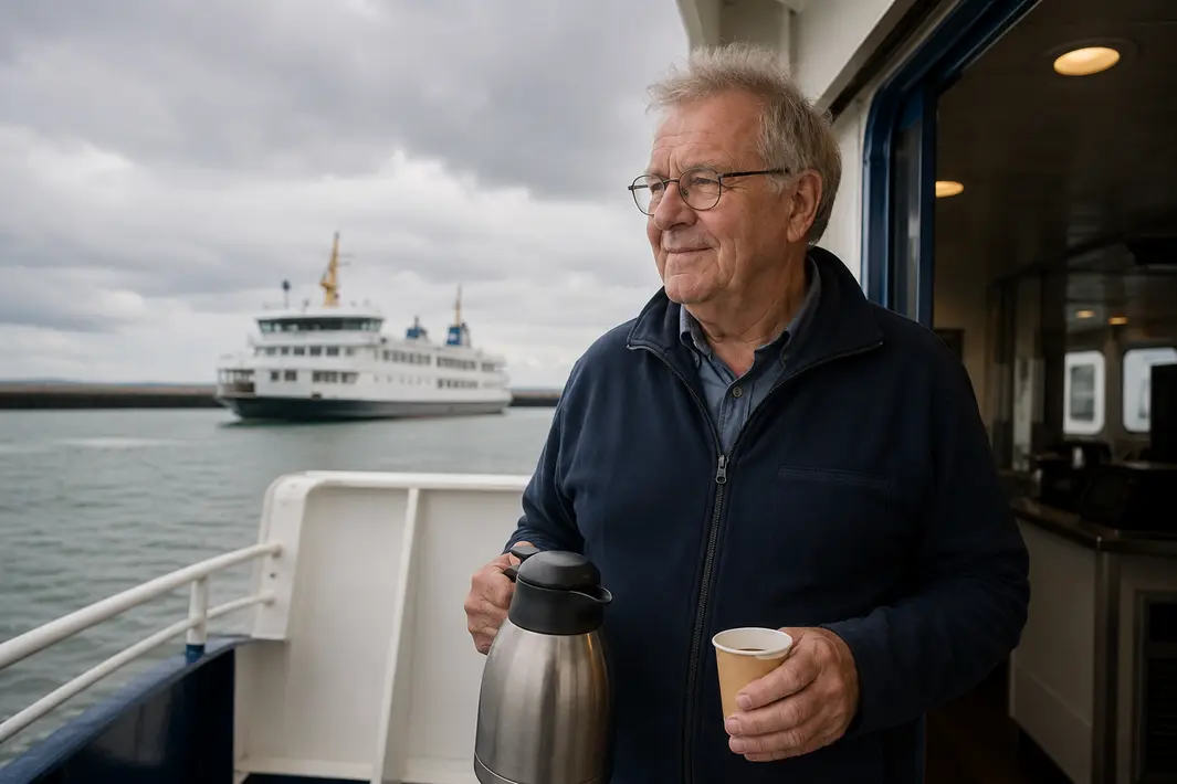 Einde van een lange reis: 46 jaar koffieman op de veerboot naar Schiermonnikoog